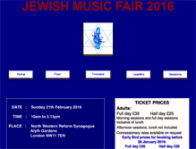 Tablet Screenshot of jewishmusicfair.co.uk
